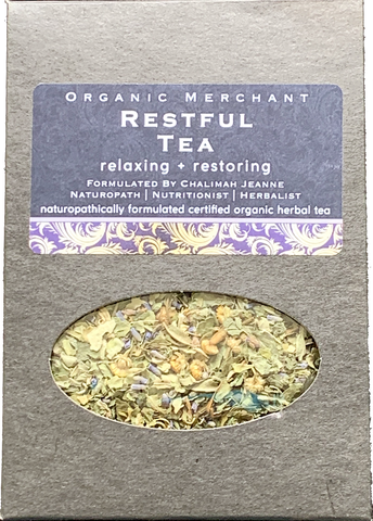 Organic Merchant Restful Tea Satchel Box 40g