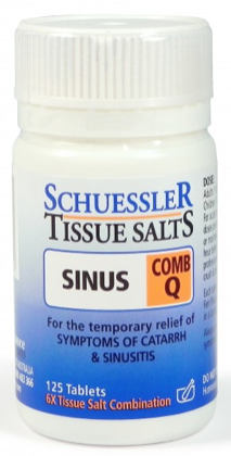 Martin & Pleasance Schuessler Tissue Salts Comb Q Sinus 125T