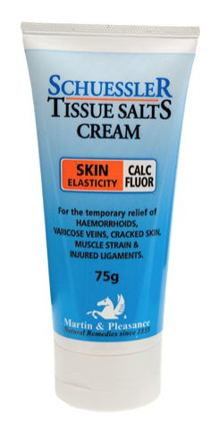 Martin & Pleasance Schuessler Tissue Salts Calc Fluor Skin Elasticity Cream 75gm