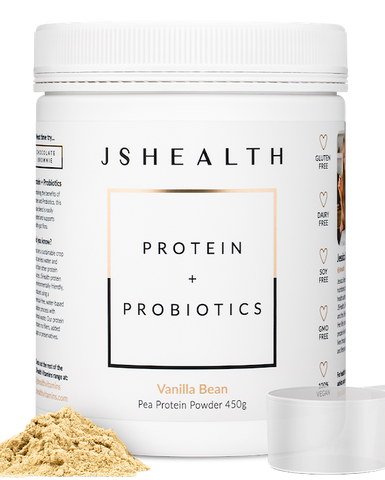 JS protein + Probiotics Vanilla Bean 450g