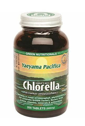 Green Nutritionals Yaeyama Pacifica Chlorella 500mg 200T