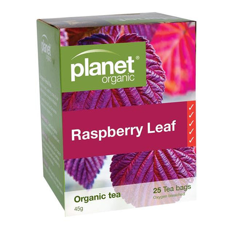 Planet Organic Raspberry Leaf Tea 25 Tea Bags
