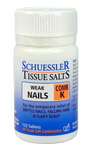 Martin & Pleasance Schuessler Tissue Salts Comb K (Weak Nails) 125T
