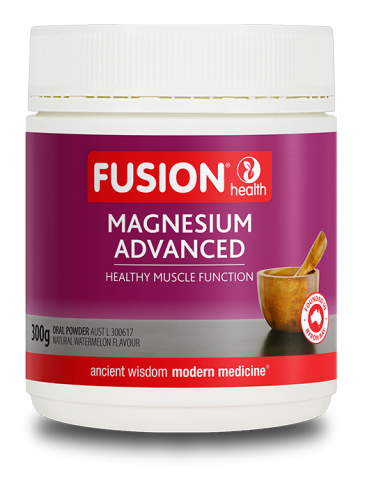 Fusion Health Magnesium Advanced 300g Powder Watermelon flavour