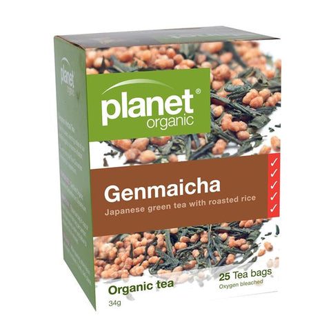 Planet Organic Genmaicha Tea 25 Tea Bags