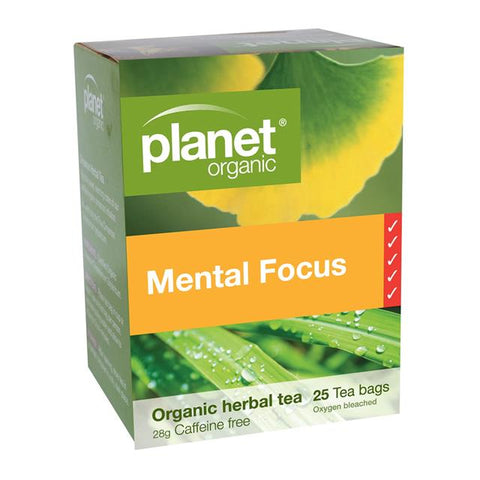 Planet Organic Mental Focus Tea 25 Tea Bags