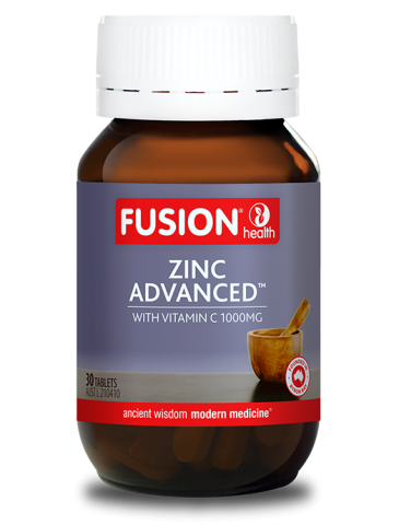 Fusion Health Zinc Advanced with Vitamin C 30T