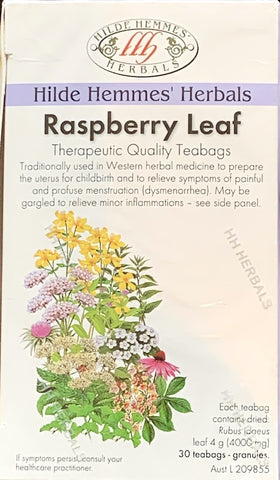 Hilde Hemmes' Herbals Raspberry Leaf 30 Tea Bags