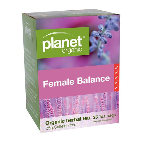 Planet Organic Female Balance Tea 25 Tea Bags