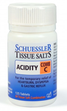 Martin & Pleasance Schuessler Tissue Salts Comb C Acidity 125T