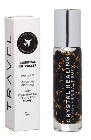Travel Crystal Essential Oil Roller 10ml