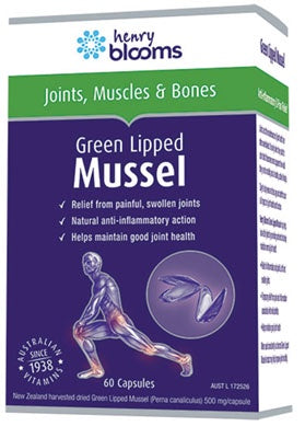 Blooms Green Lipped Mussel 500mg 60C