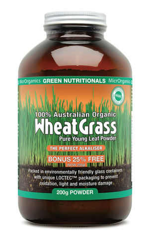 Green Nutritionals Australian Organic Wheatgrass Powder 200g