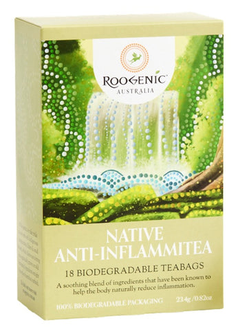 Roogenic Australia Native Anti-Inflammitea 18 Tea Bags