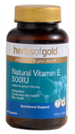 Herbs of Gold Natural Vitamin E 500I.U. 100C