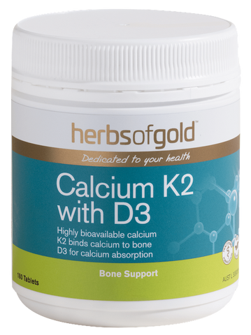 Herbs of Gold Calcium K2 With D3 90T