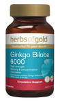 Herbs Of Gold Ginkgo Biloba 6000 120VC