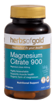 Herbs of Gold Magnesium Citrate 900 60VC