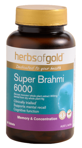 Herbs Of Gold Super Brahmi 6000 60T