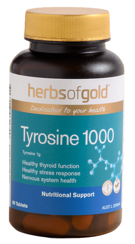 Herbs Of Gold Tyrosine 1000 60T