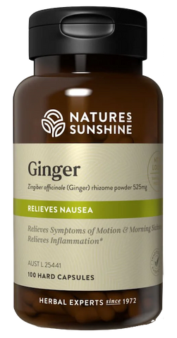 Nature's Sunshine Ginger 525mg 100C