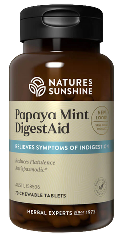 Nature's Sunshine Papaya Mint DigestAid 70T