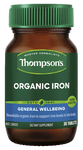 Thompson's Organic Iron 24mg 30T
