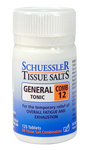 Martin & Pleasance Schuessler Tissue Salts Comb 12 General Tonic 250T