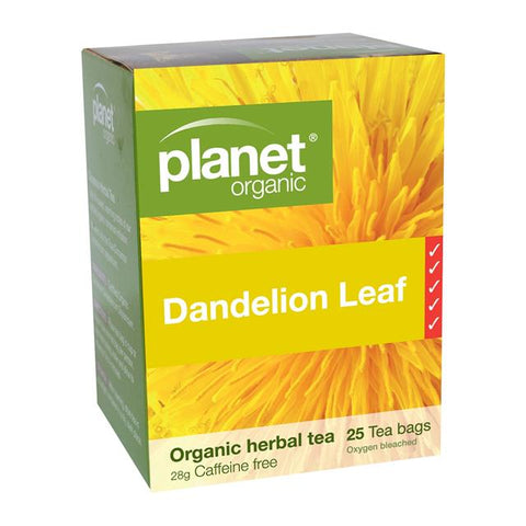 Planet Organic Dandelion Leaf Organic Herbal Tea 25 Bags