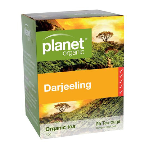Planet Organic Darjeeling Tea 25 Tea Bags