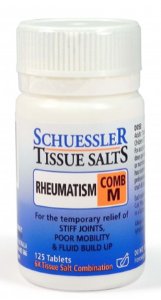 Martin & Pleasance Schuessler Tissue Salts Comb M (Rheumatism) 125T