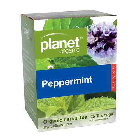 Planet Organic Peppermint Tea 25 Tea Bags