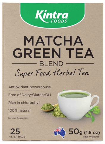 Kintra Matcha Green Tea 25 Tea Bags
